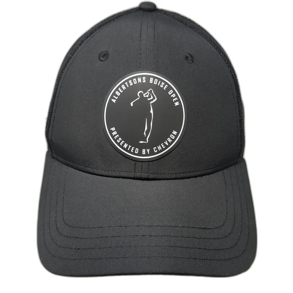 Pukka Baseball Cap Black One Size Albertsons Boise Open Chevron Mesh Back Hat